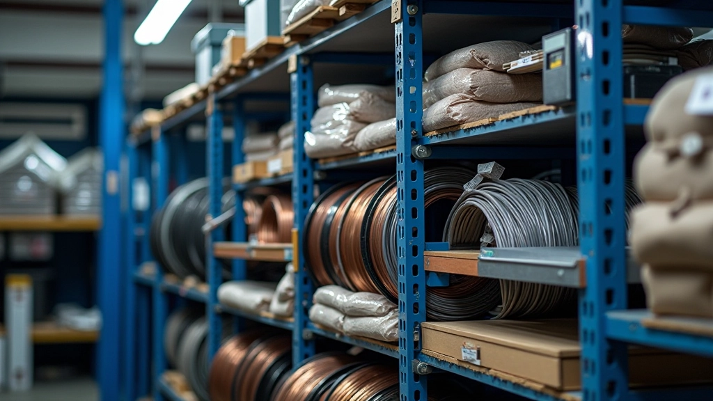 Proper storage cabinet for welding consumables showing desiccant containers and temperature monitoring gauge